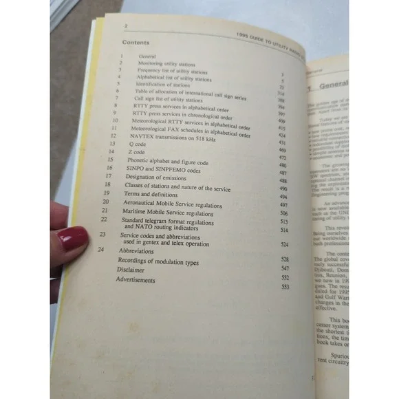 Guide To Utility RADIO STATIONS - KLINGENFUSS Thirteenth EDITION 1995 Amateur - Picture 7 of 16